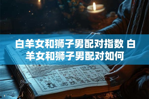 白羊女和狮子男配对指数 白羊女和狮子男配对如何