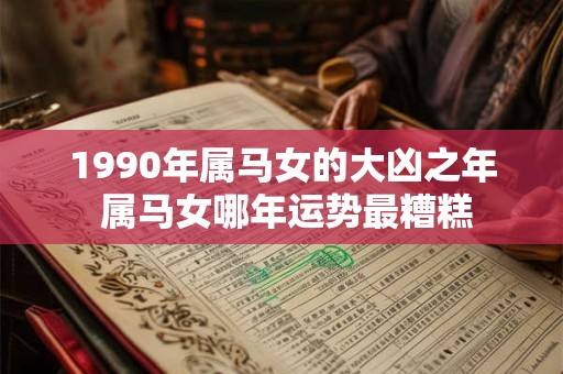 1990年属马女的大凶之年 属马女哪年运势最糟糕