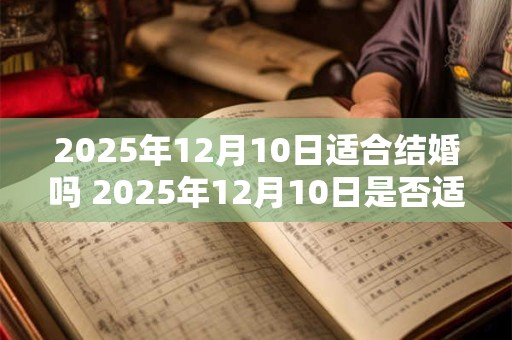 2025年12月10日适合结婚吗 2025年12月10日是否适宜婚礼
