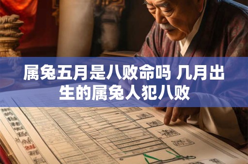 属兔五月是八败命吗 几月出生的属兔人犯八败