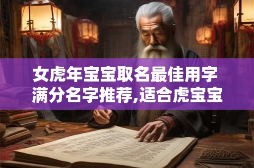 女虎年宝宝取名最佳用字 满分名字推荐,适合虎宝宝取名喜欢用字