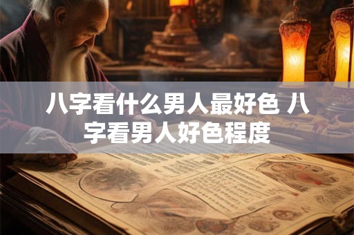 八字看什么男人最好色 八字看男人好色程度
