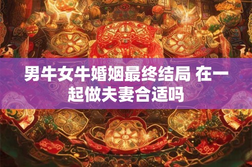 男牛女牛婚姻最终结局 在一起做夫妻合适吗