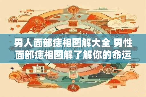 男人面部痣相图解大全 男性面部痣相图解了解你的命运