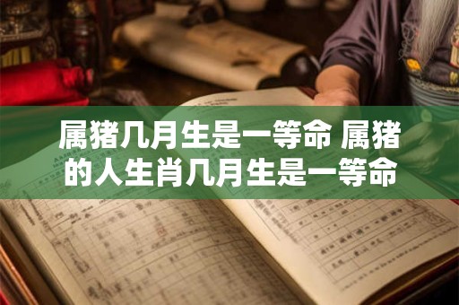 属猪几月生是一等命 属猪的人生肖几月生是一等命
