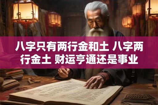 八字只有两行金和土 八字两行金土 财运亨通还是事业有成