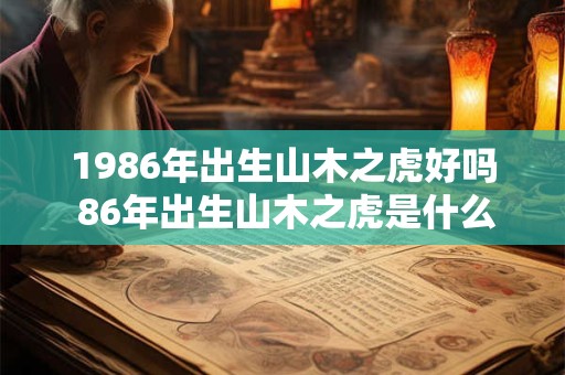 1986年出生山木之虎好吗 86年出生山木之虎是什么命