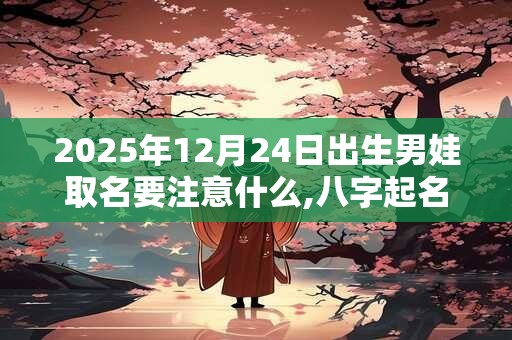 2025年12月24日出生男娃取名要注意什么,八字起名