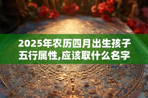 2026年农历四月出生孩子五行属性,应该取什么名字？