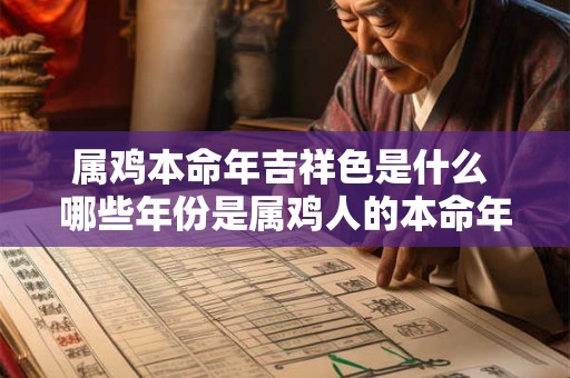 属鸡本命年吉祥色是什么 哪些年份是属鸡人的本命年