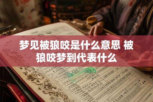 梦见被狼咬是什么意思 被狼咬梦到代表什么