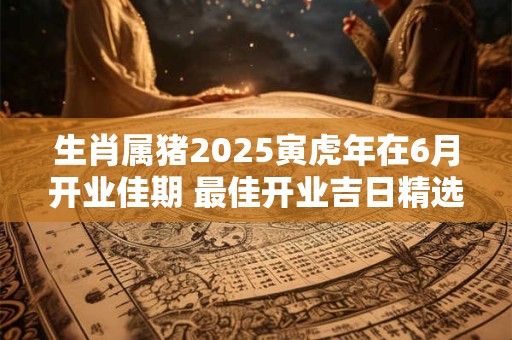 生肖属猪2025寅虎年在6月开业佳期 最佳开业吉日精选 生肖属猪2025寅虎年在6月开业佳期 最佳开业吉日精选