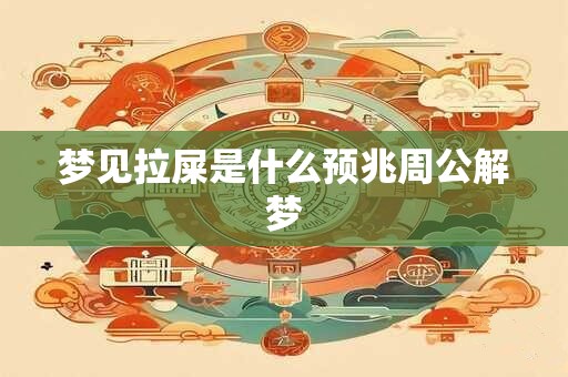 梦见拉屎是什么预兆周公解梦