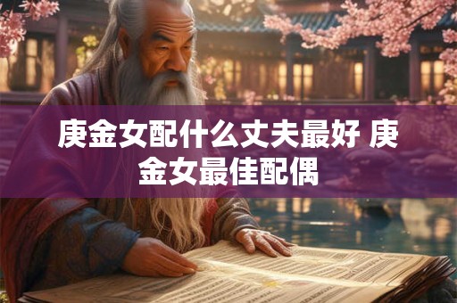 庚金女配什么丈夫最好 庚金女最佳配偶