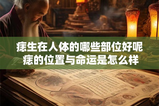 痣生在人体的哪些部位好呢 痣的位置与命运是怎么样的