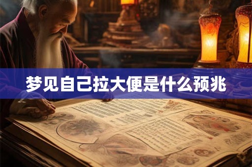 梦见自己拉大便是什么预兆 梦见自己拉大便是什么预兆