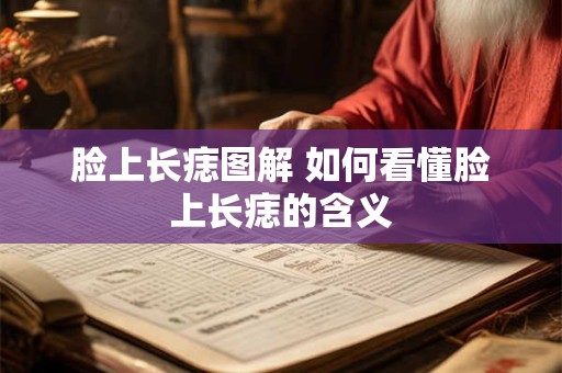 脸上长痣图解 如何看懂脸上长痣的含义