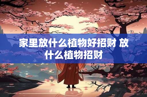 家里放什么植物好招财 放什么植物招财