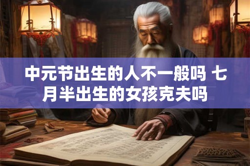 中元节出生的人不一般吗 七月半出生的女孩克夫吗 中元节出生的人不一般吗 七月半出生的女孩克夫吗