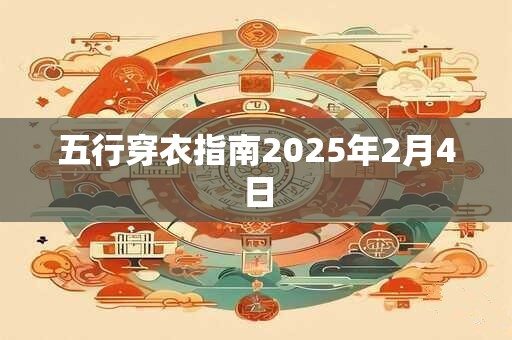 五行穿衣指南2025年2月4日