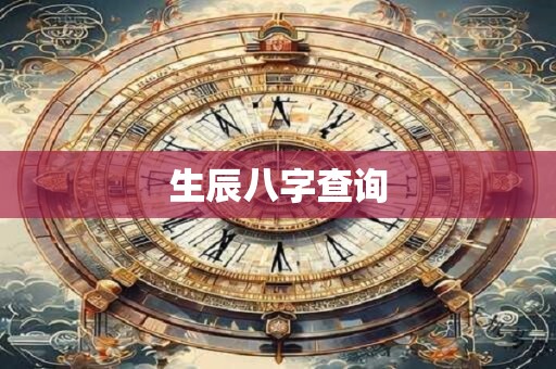 生辰八字查询