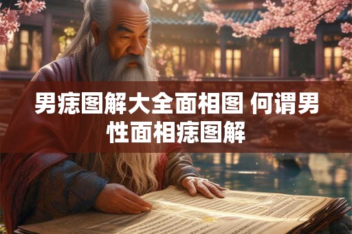 男痣图解大全面相图 何谓男性面相痣图解