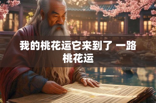 我的桃花运它来到了 一路桃花运