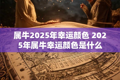 属牛2025年幸运颜色 2025年属牛幸运颜色是什么