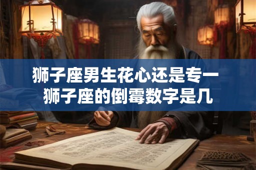 狮子座男生花心还是专一 狮子座的倒霉数字是几
