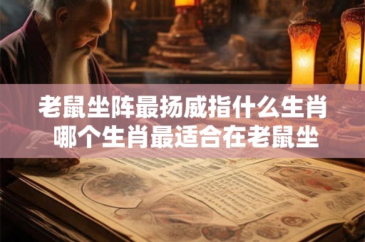 老鼠坐阵最扬威指什么生肖 哪个生肖最适合在老鼠坐阵中闪耀扬威