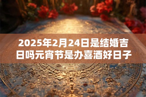 2025年2月24日是结婚吉日吗元宵节是办喜酒好日子吗