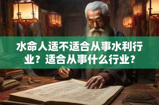 水命人适不适合从事水利行业？适合从事什么行业？