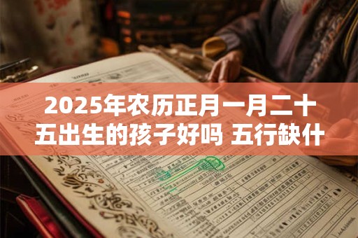 2025年农历正月一月二十五出生的孩子好吗 五行缺什么