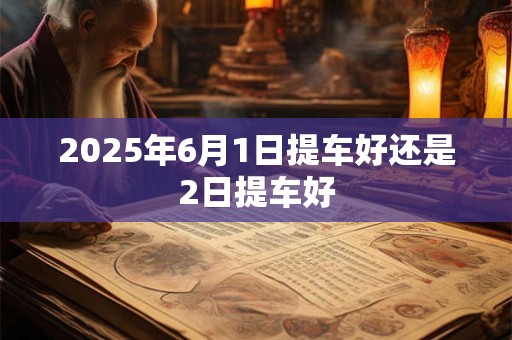 2025年6月1日提车好还是2日提车好
