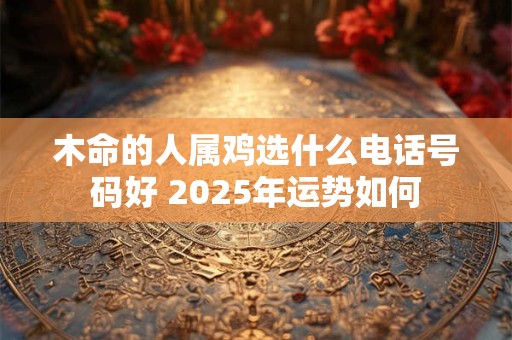 木命的人属鸡选什么电话号码好 2025年运势如何