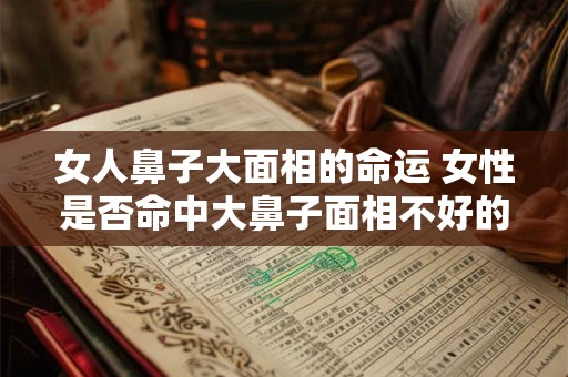 女人鼻子大面相的命运 女性是否命中大鼻子面相不好的注定