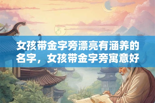 女孩带金字旁漂亮有涵养的名字，女孩带金字旁寓意好的字