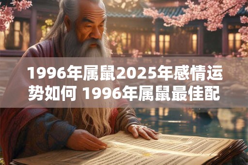 1996年属鼠2026年感情运势如何 1996年属鼠最佳配偶 1996年属鼠2026年感情运势如何 1996年属鼠最佳配偶