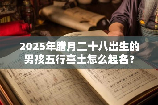 2025年腊月二十八出生的男孩五行喜土怎么起名？