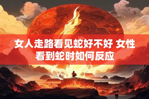 女人走路看见蛇好不好 女性看到蛇时如何反应