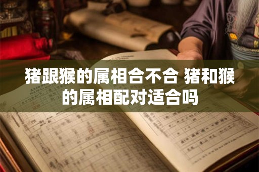 猪跟猴的属相合不合 猪和猴的属相配对适合吗
