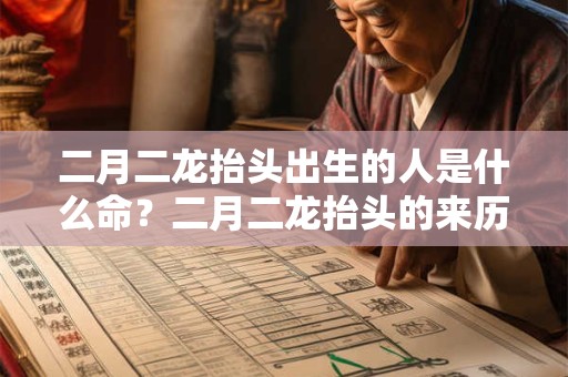 二月二龙抬头出生的人是什么命？二月二龙抬头的来历