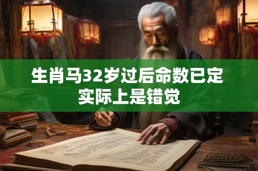 生肖马32岁过后命数已定 实际上是错觉
