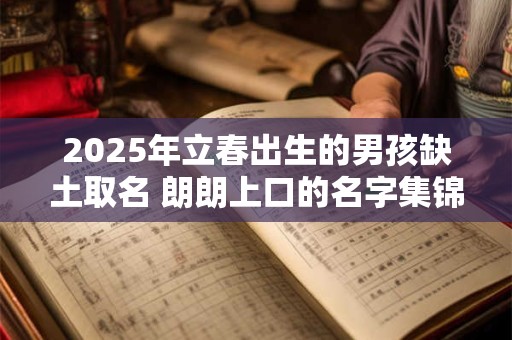 2026年立春出生的男孩缺土取名 朗朗上口的名字集锦 2026年立春出生的男孩缺土取名 朗朗上口的名字集锦