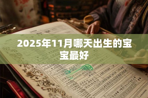2025年11月哪天出生的宝宝最好