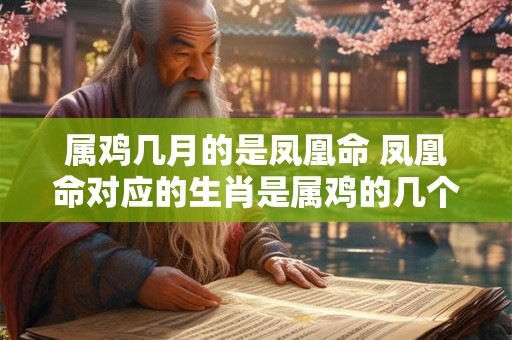 属鸡几月的是凤凰命 凤凰命对应的生肖是属鸡的几个月