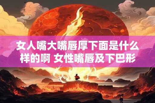 女人嘴大嘴唇厚下面是什么样的啊 女性嘴唇及下巴形态是否与情感易变有关