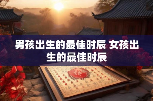 男孩出生的最佳时辰 女孩出生的最佳时辰