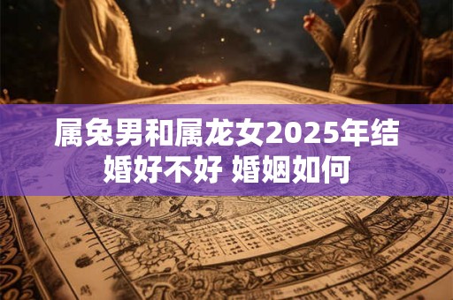 属兔男和属龙女2026年结婚好不好 婚姻如何