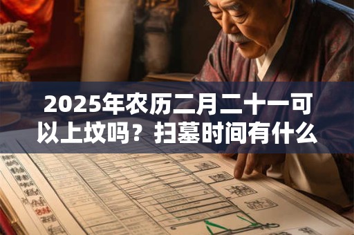 2025年农历二月二十一可以上坟吗？扫墓时间有什么讲究？